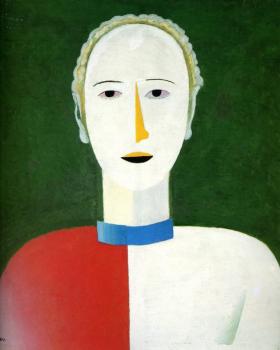 卡玆米爾 馬列維奇 Portrait of a Woman 卡玆米爾 馬列維奇 Portrait of a Woman